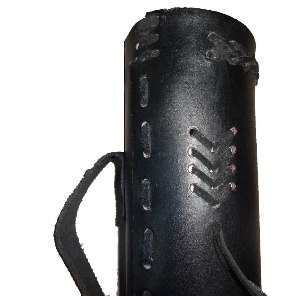 Small Black Leather Hunter Quiver - LARP Quiver E877