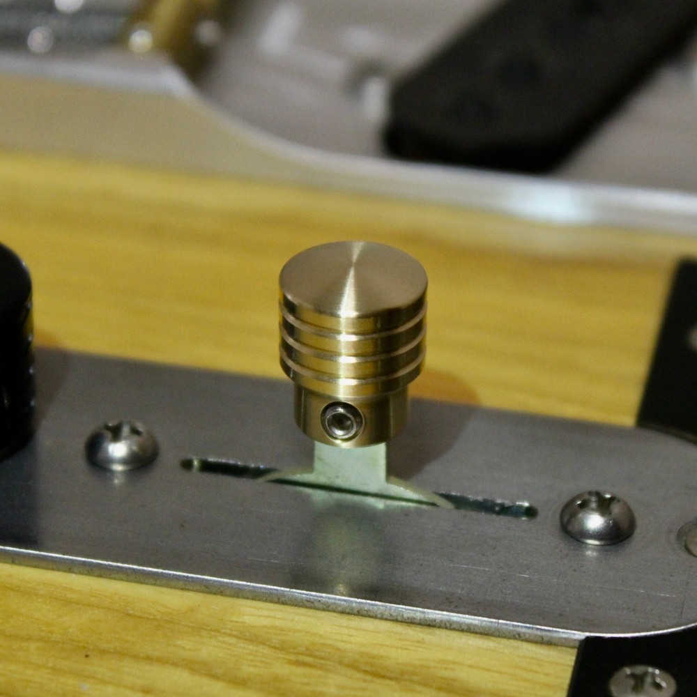 T Short Shifter switch tip - Solid Brass
