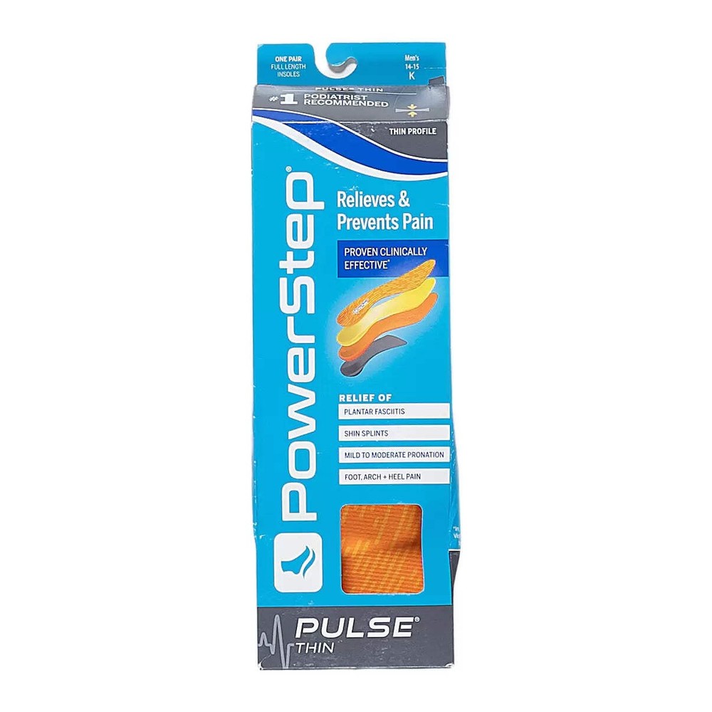 PowerStep PULSE Thin Insole - Size K