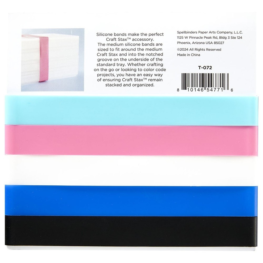 Spellbinders Craft Stax Silicone Bands-Medium