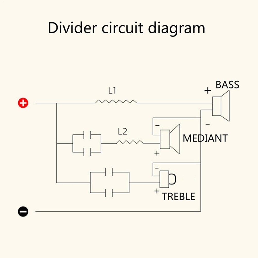 3 Way Speaker Frequency Divider 150W Hi-Fi Crossover Filter Module Board