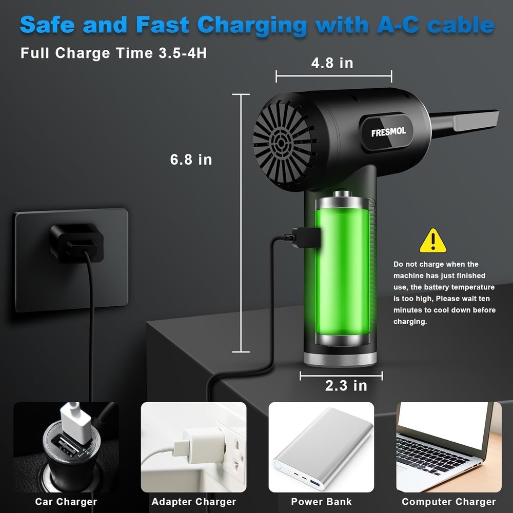 Lightweight Electric Air Duster for Efficient Cleaning