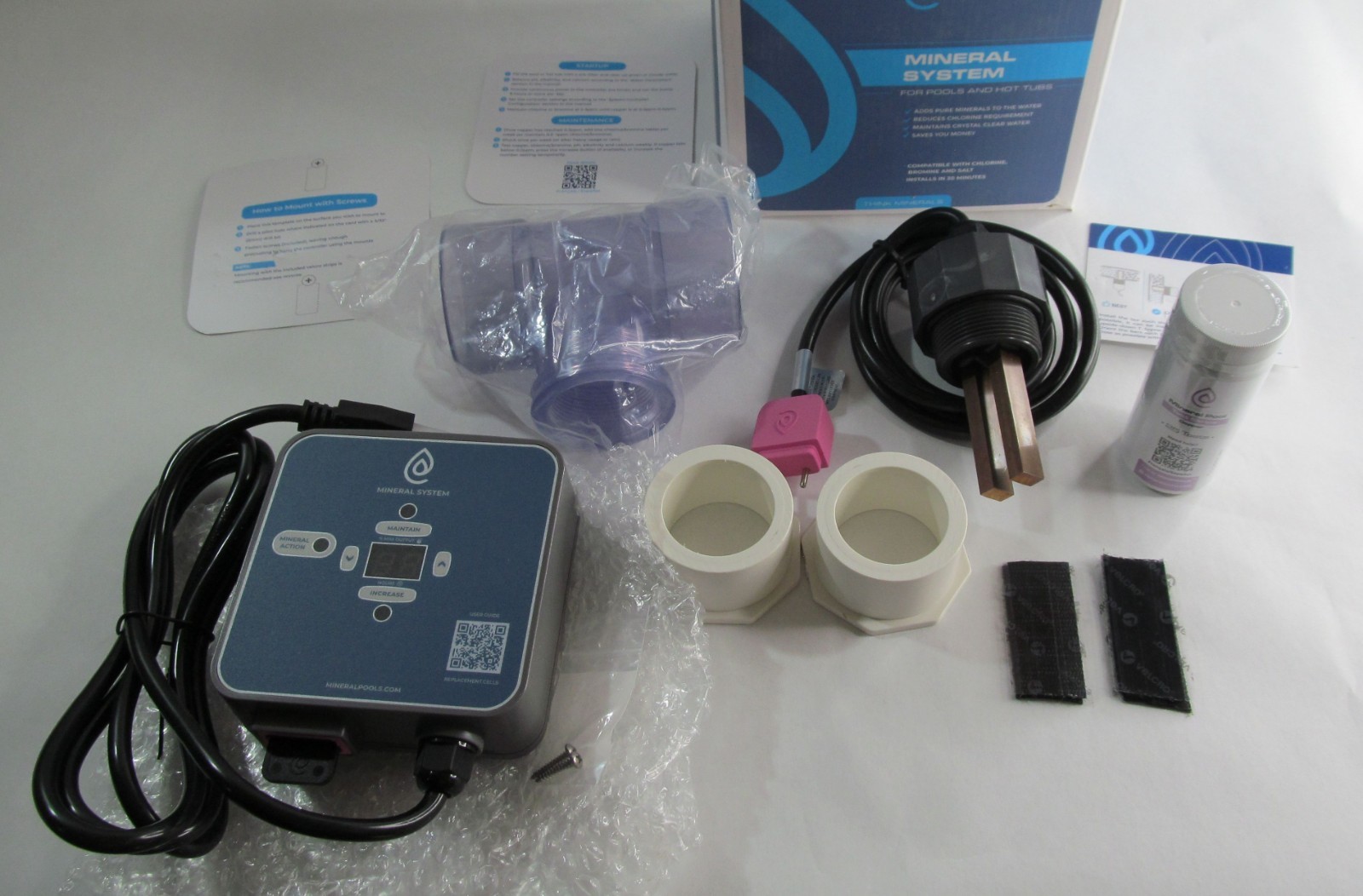 NEW CLEARBLUE MINERAL SYSTEM CBI-350P-25 KIT POOL/ SPA/ HOT TUB IONIZER