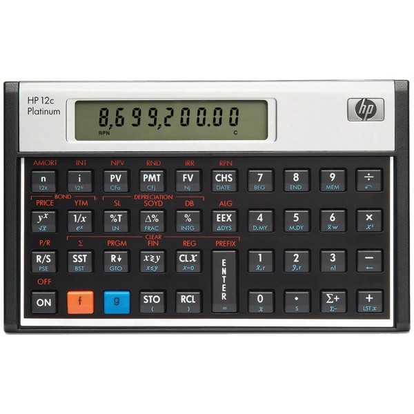 HP 12c Platinum Financial Calculator
