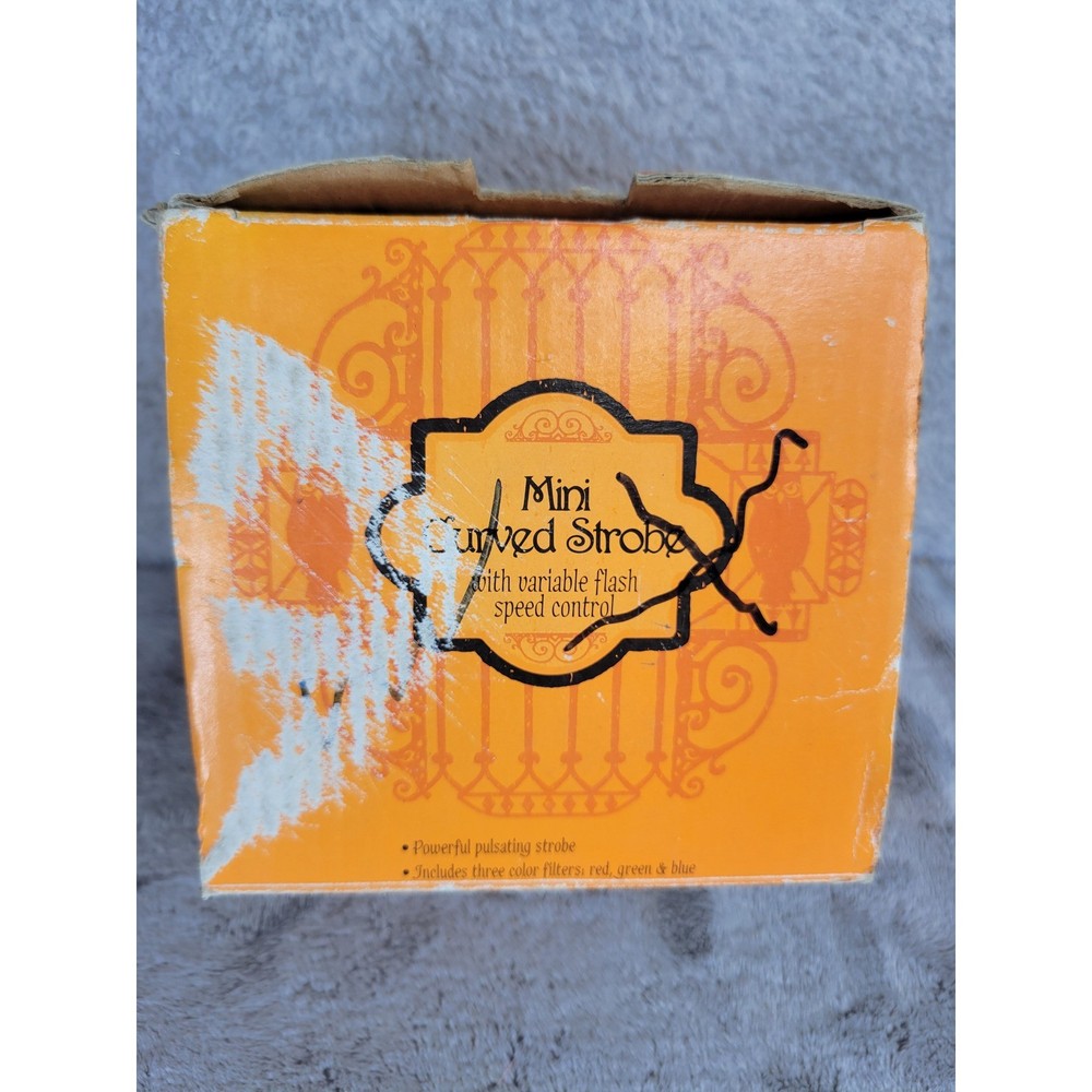 Mini Curved Strobe Light with Variable Flash Speed Control and Color Filters