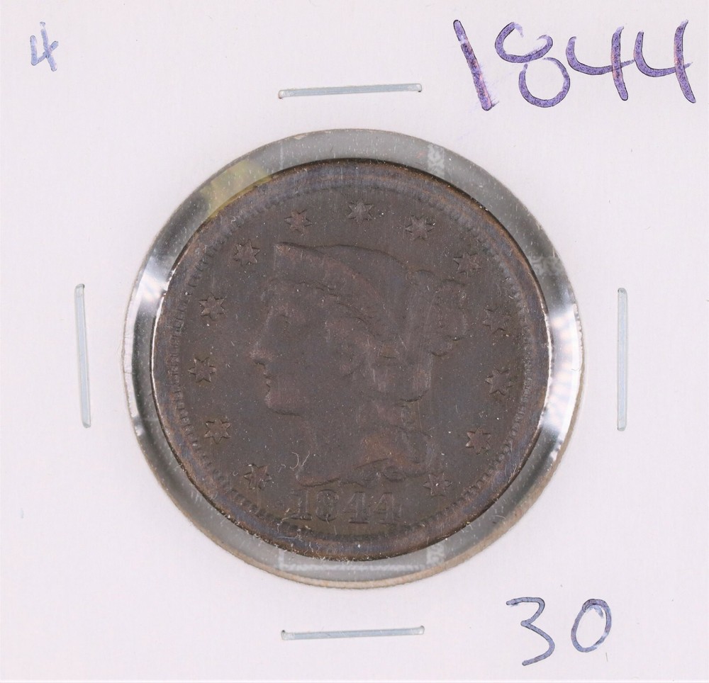 1844 Large Cent #4