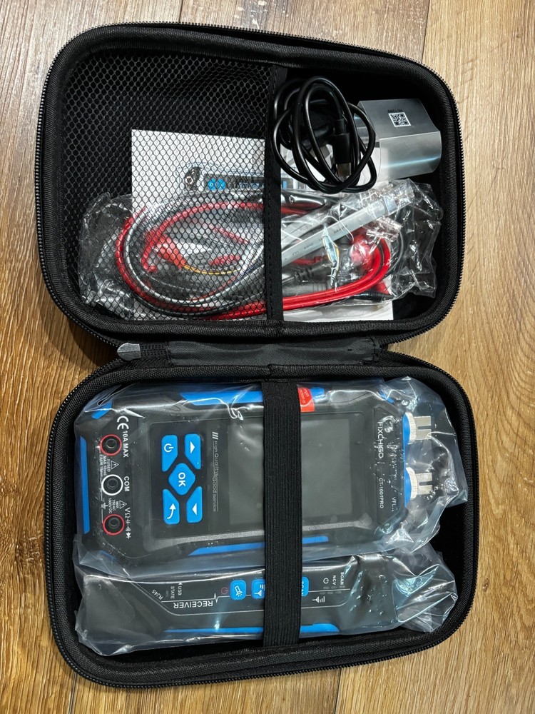 FIXCHIGO Multifunctional Network Cable Tester with Multimeter, PoE, VFL