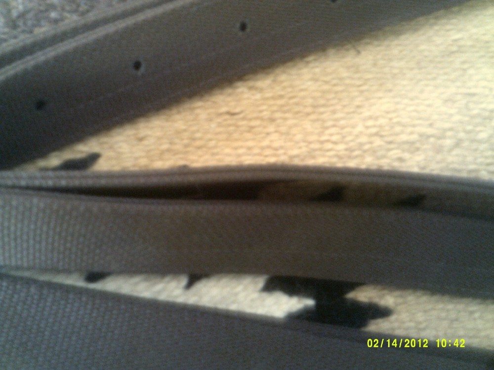 Tie Strap & Off Billet Double Thick Brown