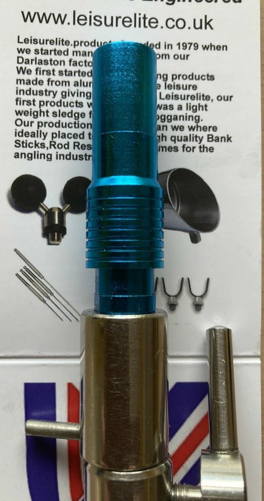 Slim Push Lock Connector For Bite Alarms & Landing Nets