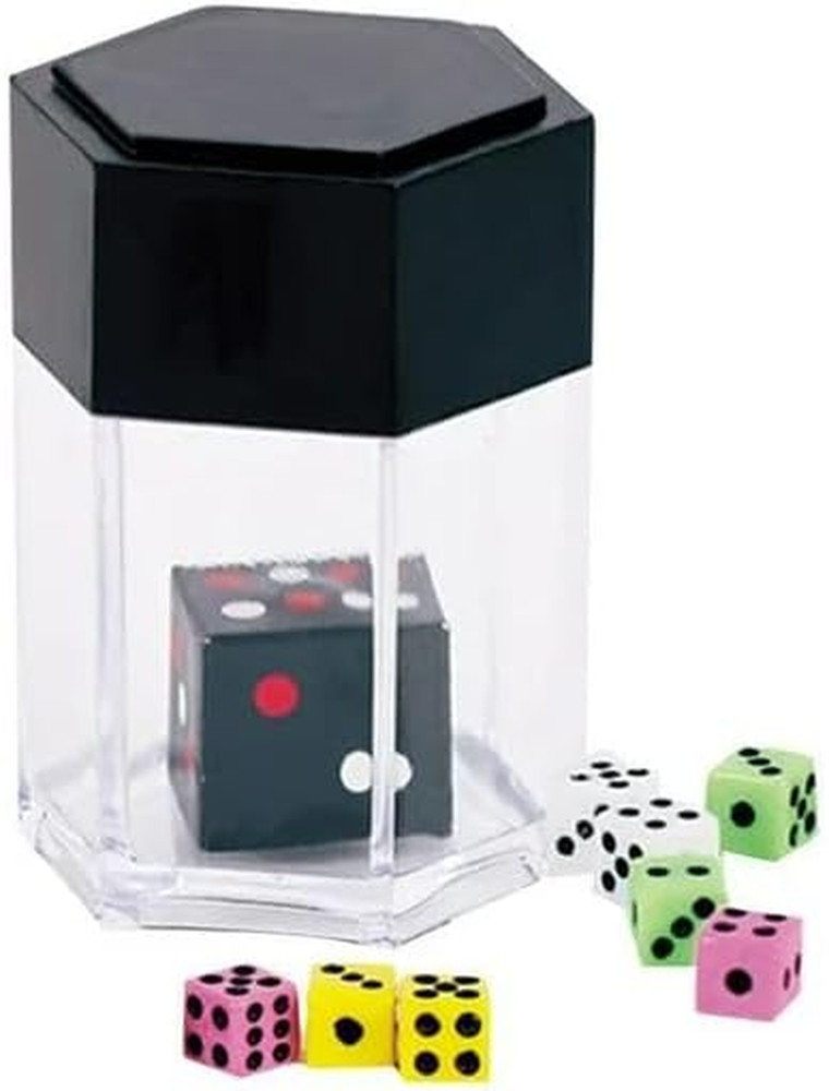 1Set Black Magic Explode Explosion Dice Easy Magic Tricks for Prop Novelty Funny
