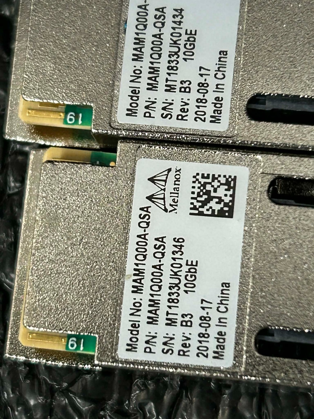 Mellanox MAM1Q00A-QSA QSFP to SFP+ Adapter 40GbE to 10GbE