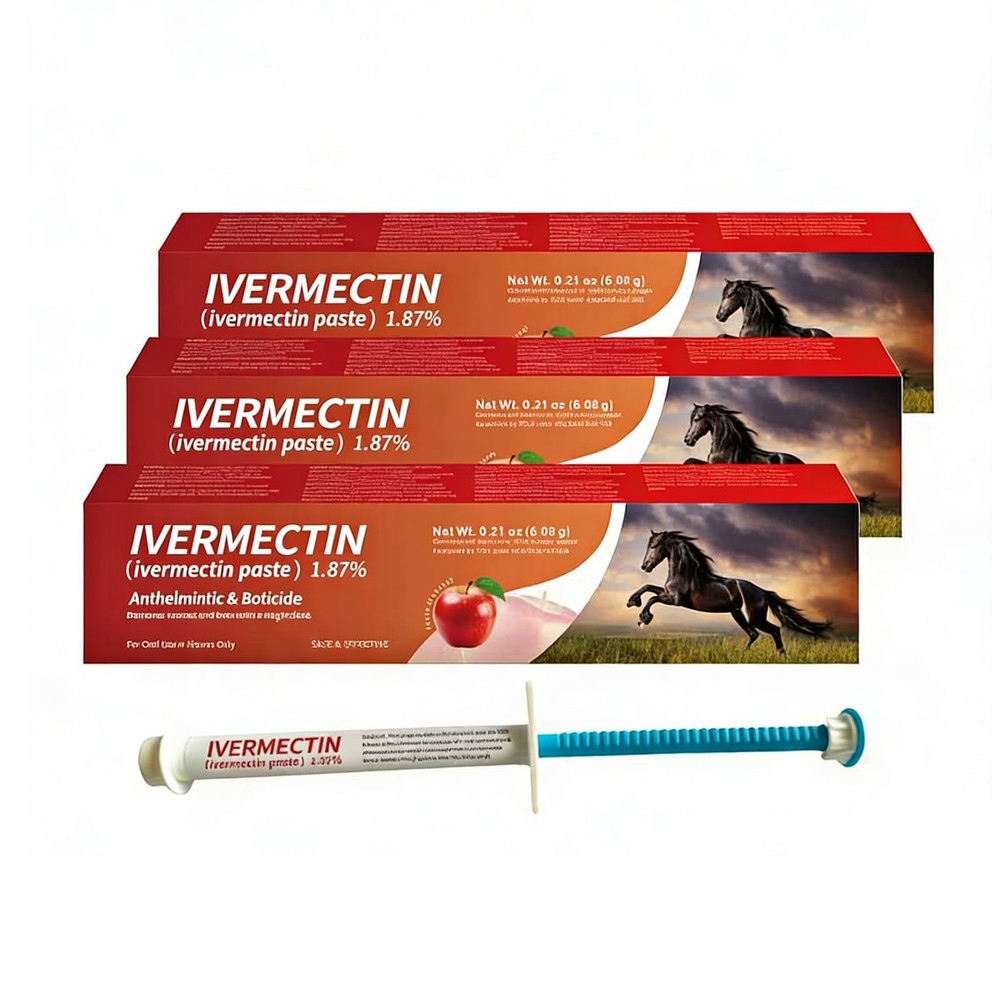 Paste for Horse Use Only 1.87% 6.08g, 3 Pack