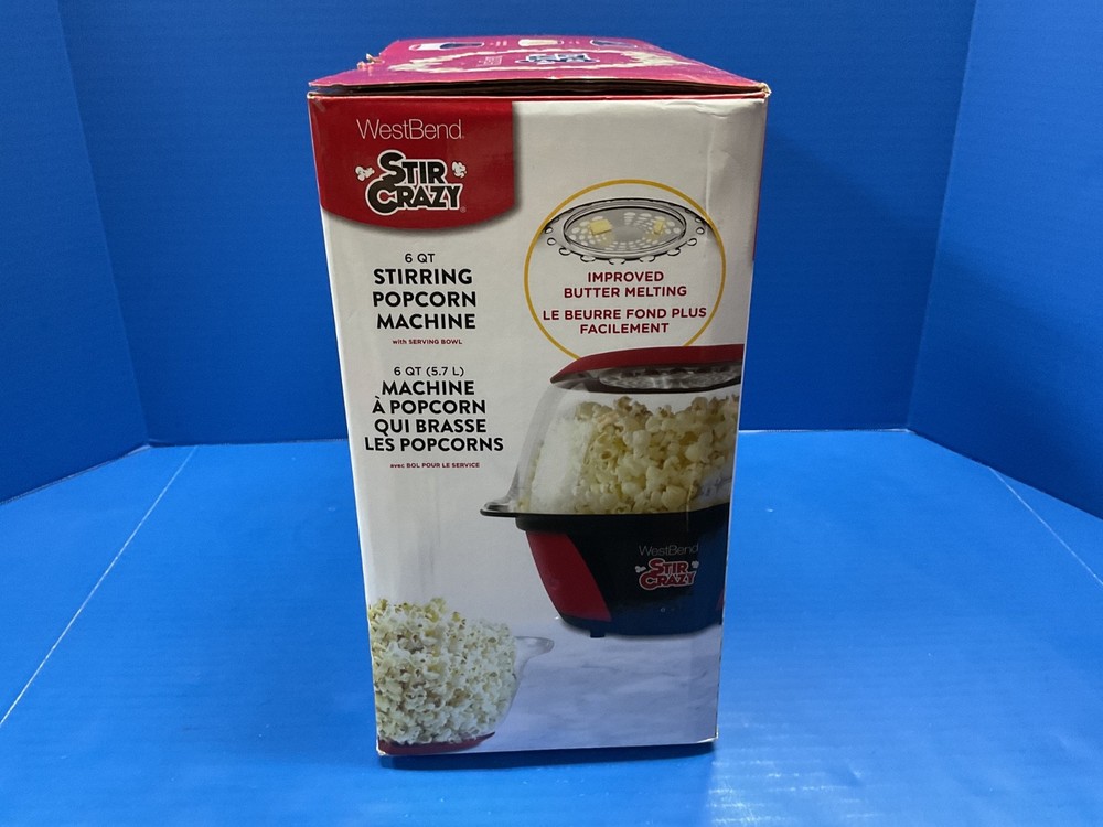 west bend stir crazy machine a popcorn new