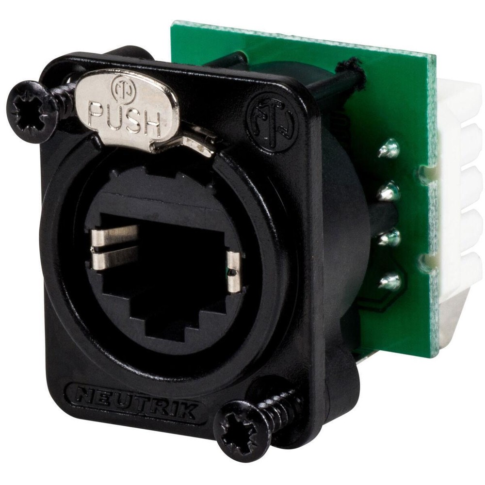 Neutrik NE8FDVYKB D-Series EtherCON Lockable RJ45 Connector System