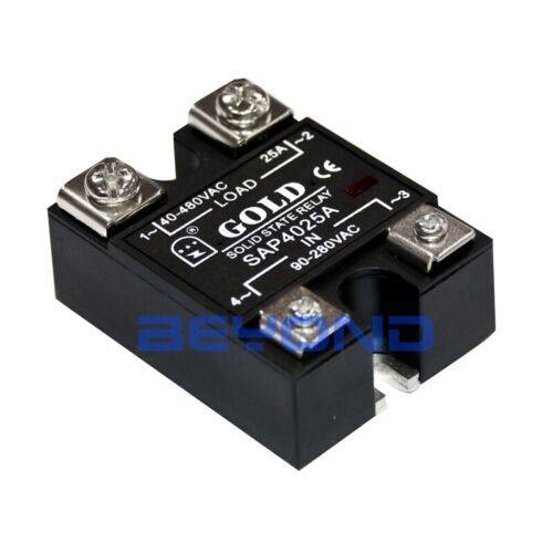 QTY:10 New For GOLD Solid state relay SAP4025A 25A