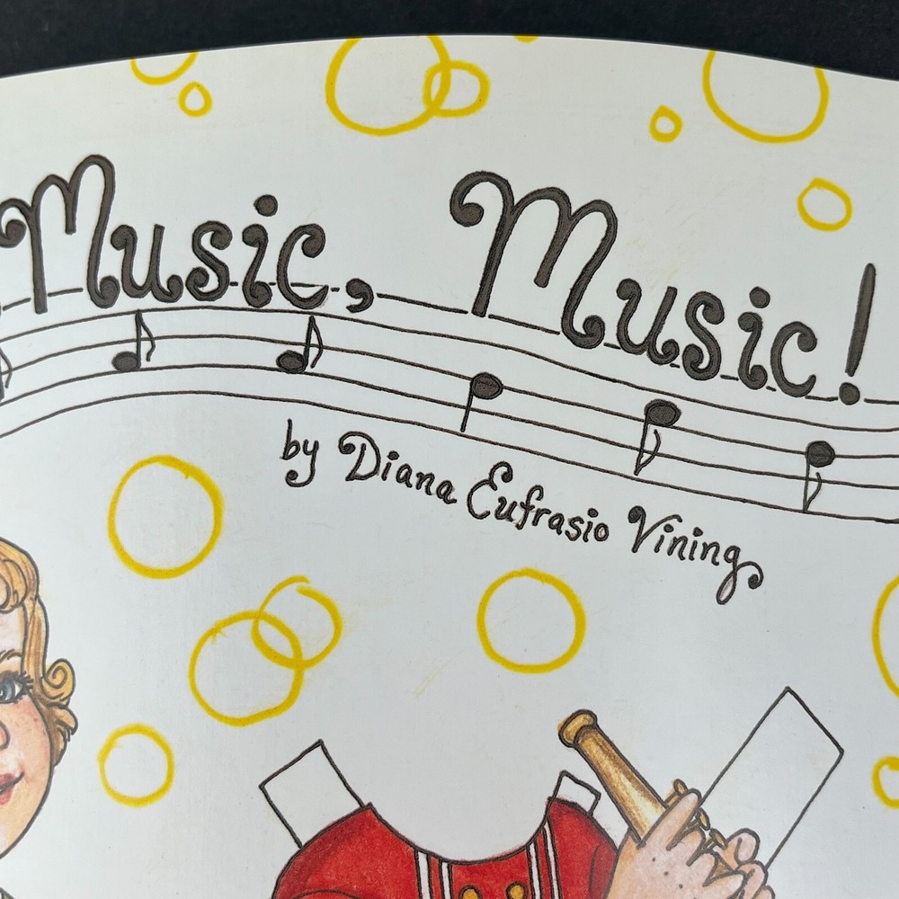 Diana Eufrasio Vining Music Paper Dolls 2007 Band Instruments