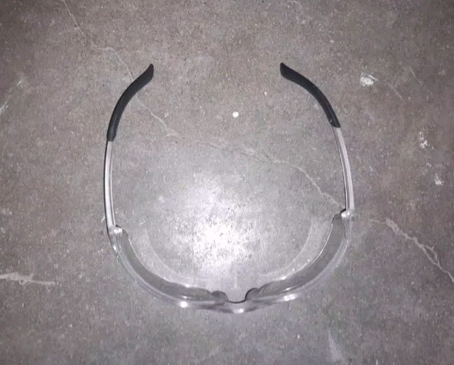 Clear Framless Bifocal Reader Safety Glasses +1.5
