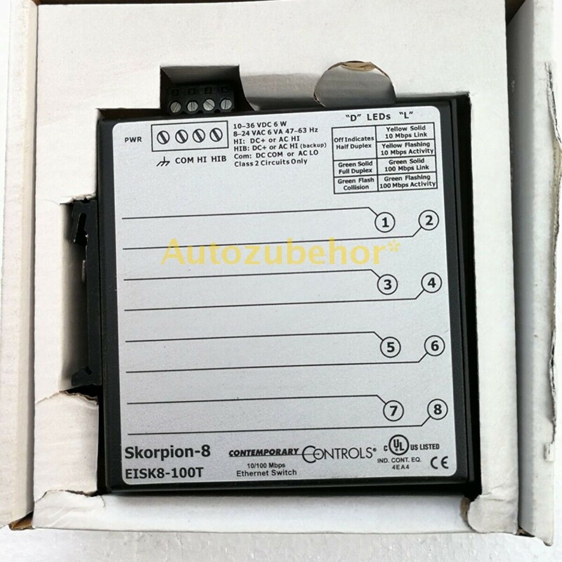 1PCS New EISK8-100T CTRLink Skorpion 8 Port 10/100 Switch Ring Network Setting