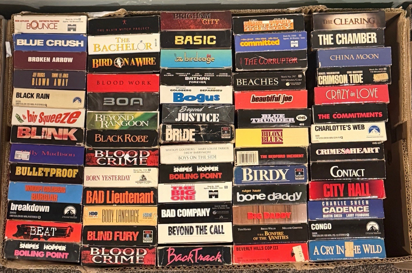 Pick 6 VHS Movies- Build Your Own Lot! Choose Titles- Buy More & Save- 90s Retro