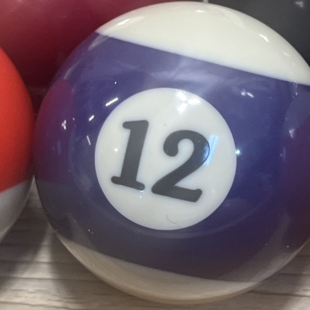 Billiard Pool Balls Complete Set as Shown With Racks