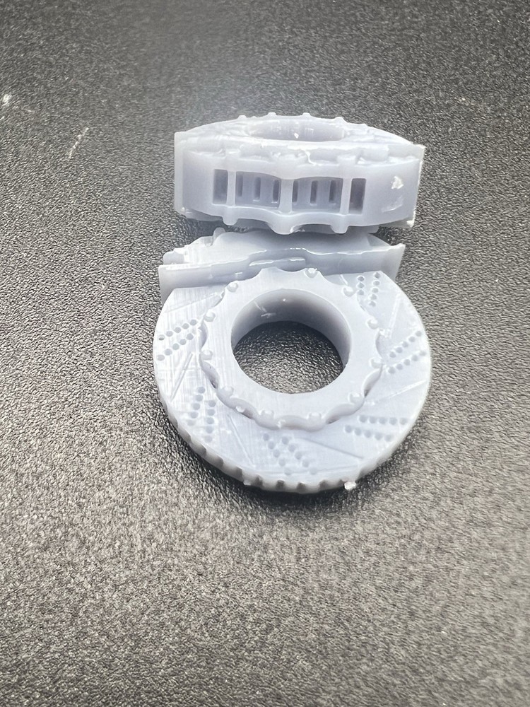 1:18 Scale Custom Deep Dish Performance Wheels W/ Brake Kit