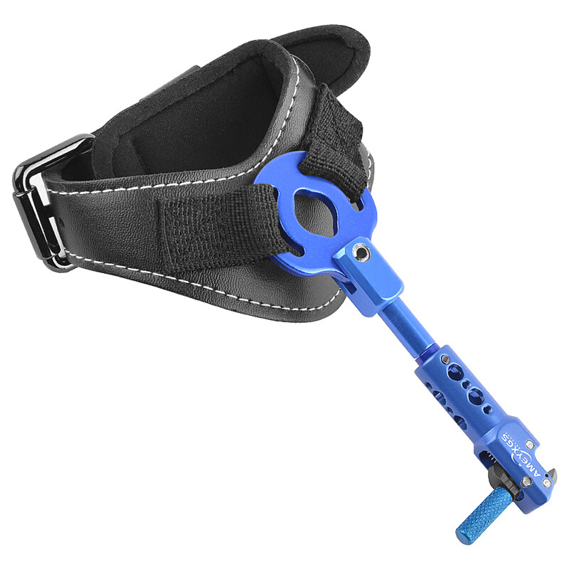 Archery Release Aids 360° Buckle Trigger Wrist Strap Compound Bow Hunting Shoot