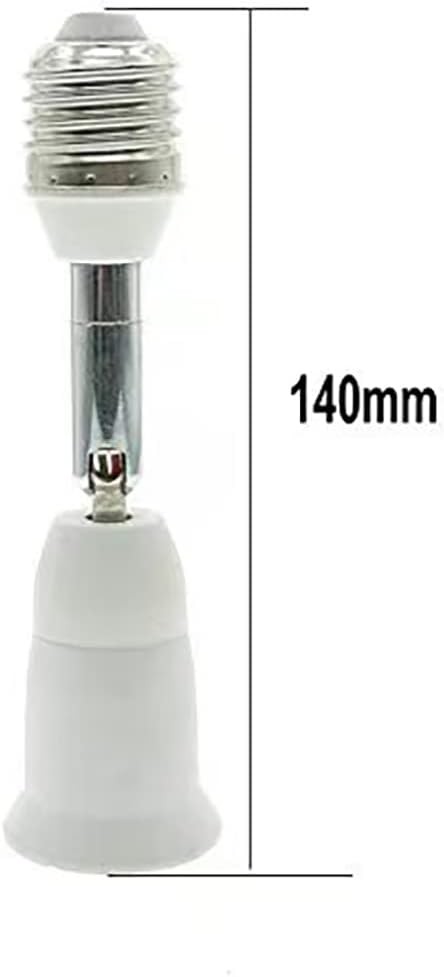 E26/E27 Light Socket Extender, 4.5 Inch Extension,Adjustable Vertical...