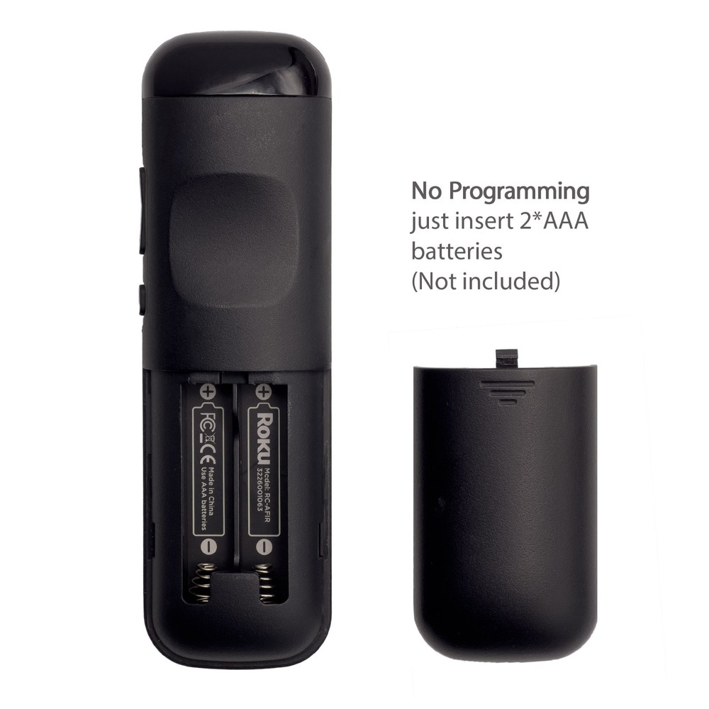 OEM Replacement Remote Control Compatible with All Element Roku TV Smart 4K TVs