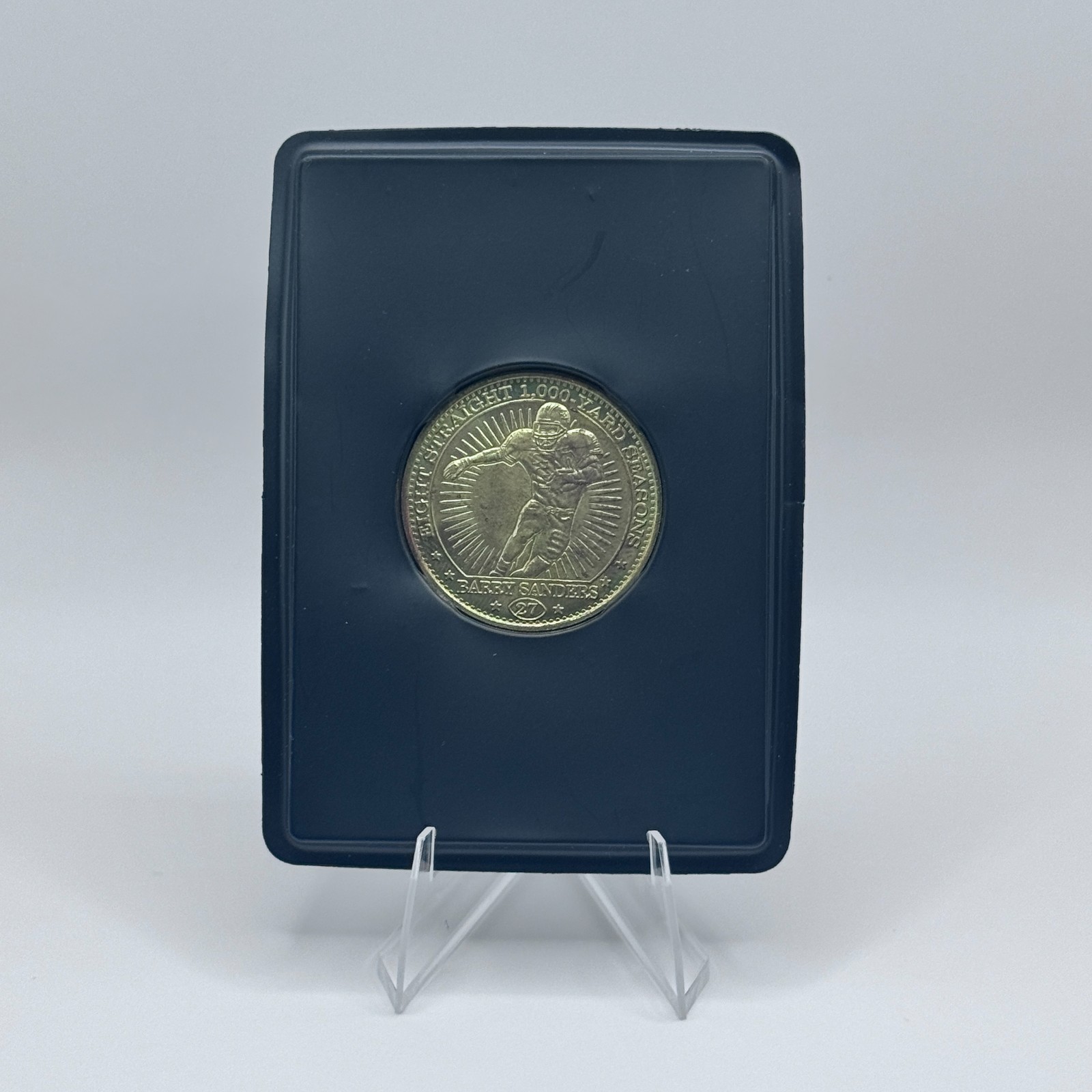 Pinnacle Mint NFL Coin Lot (25) - 1990s Barry Sanders, Marino, Emmitt Smith