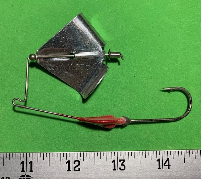 5 Painted Buzzbait Frames, 3/8 oz.