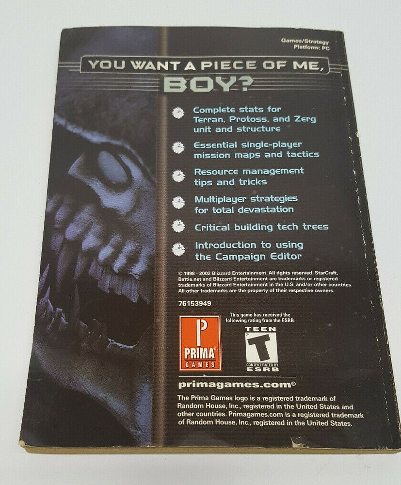 StarCraft Prima's Official Strategy Guide PC
