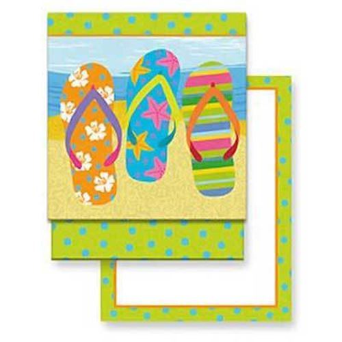 Flip Flop Parade Matchbook Memo Notepad 50-114