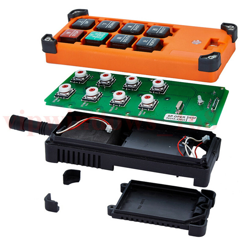 Industrial Crane Remote Control Wireless Radio Controller 2Transmitter&1Receiver