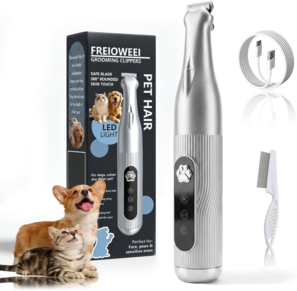 Dog Paw Trimmer with LED Light