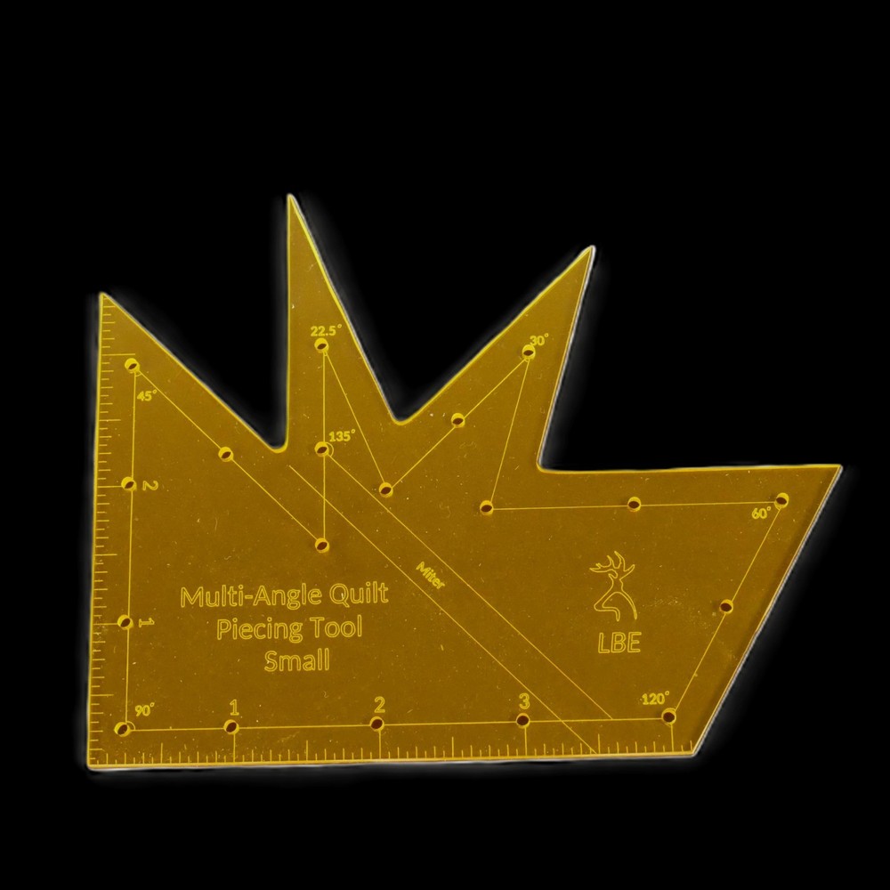 Multi-Angle Quilt Patchwork Paper Piecing Template Tool Acrylic 3 Sizes Avail