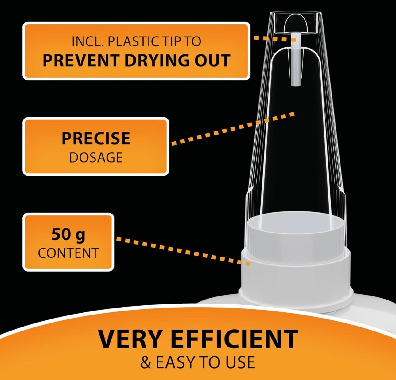 German Strong Super Glue Gel Anti Drying Tip Gorilla Strong XXL 50g SAME DAY SHP