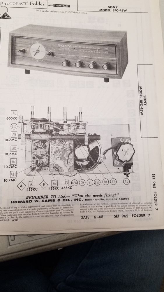 Sams Photo Fact #965 6/68 complete (D)