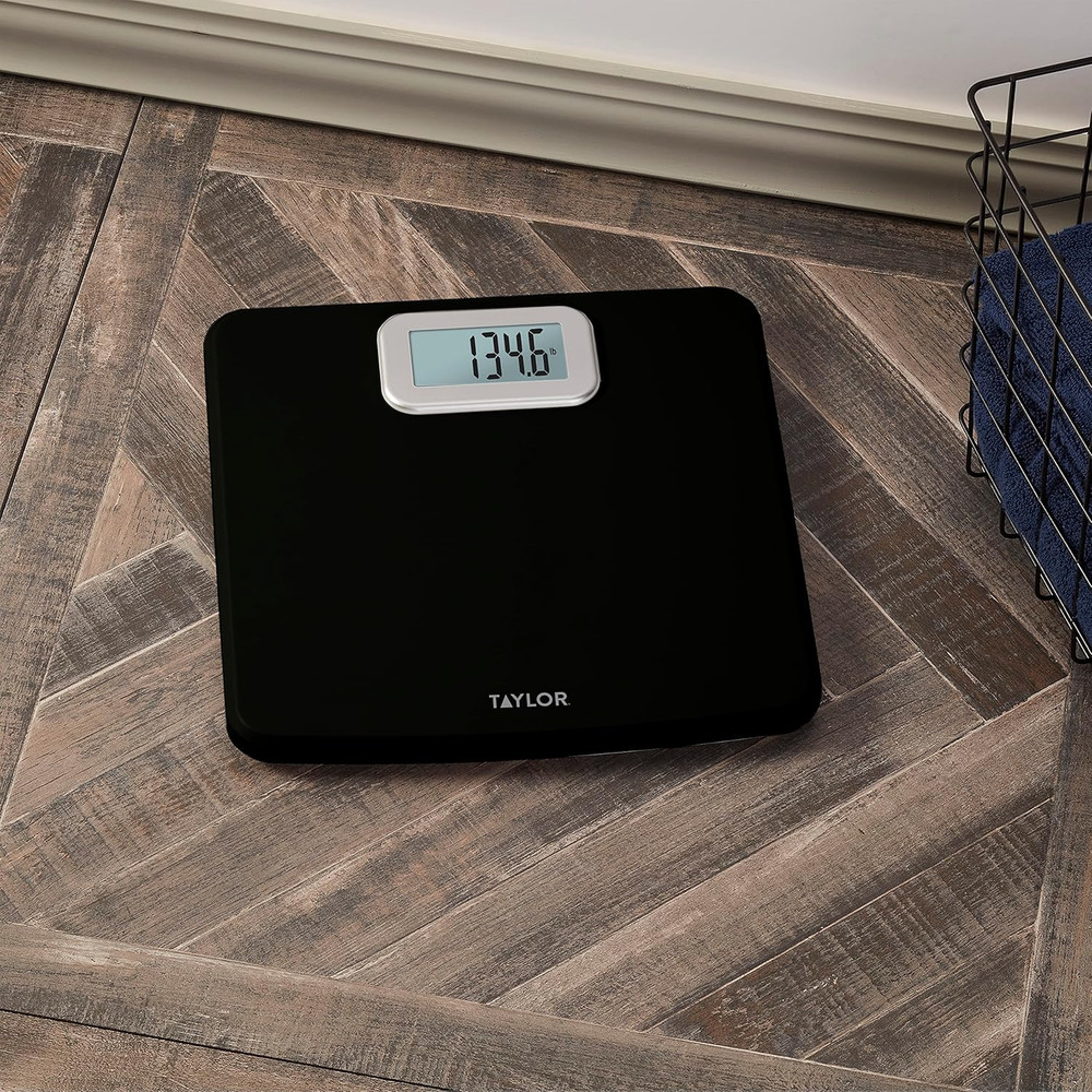 Digital Bath Scale with Antimicrobial Surface Protection, Bathroom Scale for Bod