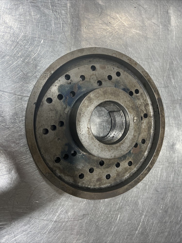 Vintage 9.75” Spindle Mount Lathe Faceplate