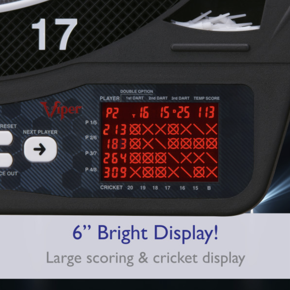 Viper Ion Illuminated Electronic Dartboard