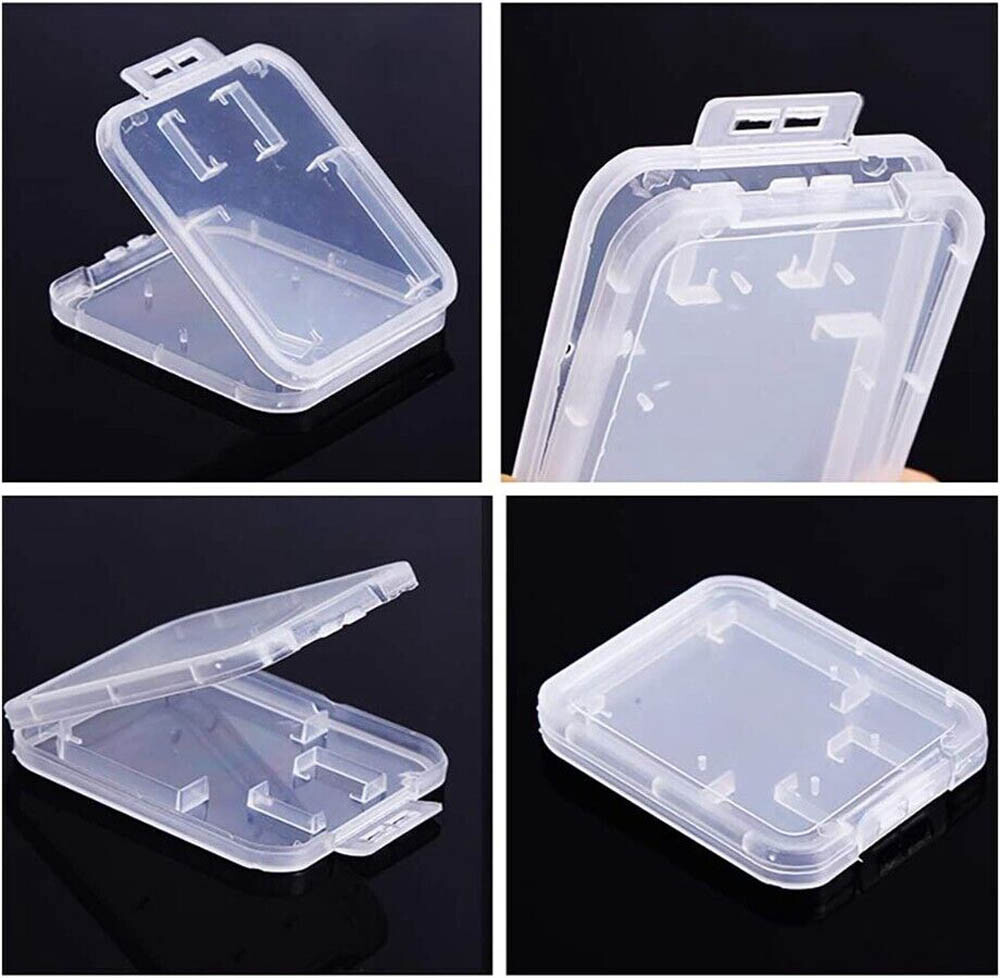 80pcs Case Holder for Micro SD SDHC Memory Card Box Storage Hard Plastic N865