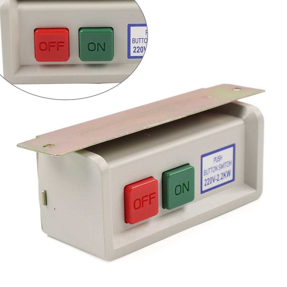 Push Button On & Off Switch For Industrial Sewing Machine Motor 220 Volt