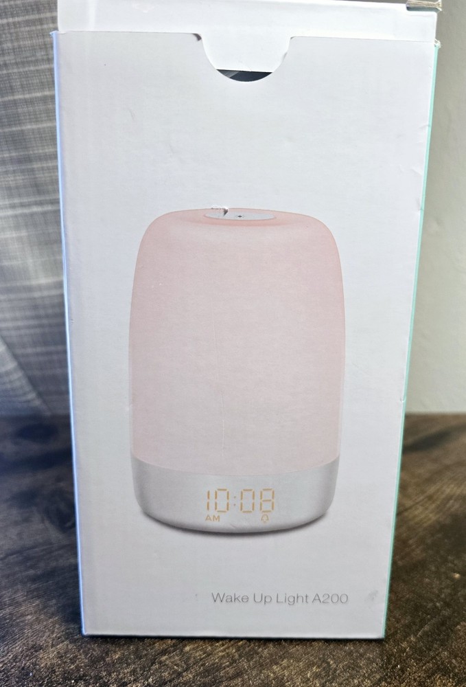 Wake Up Light A200 Touch Control Bed Side Lamp LED & Digital Clock