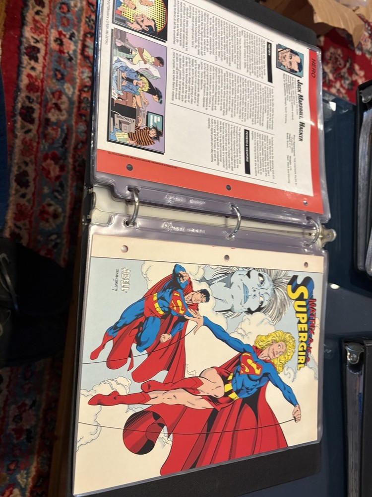 Comic Book Bio Binders