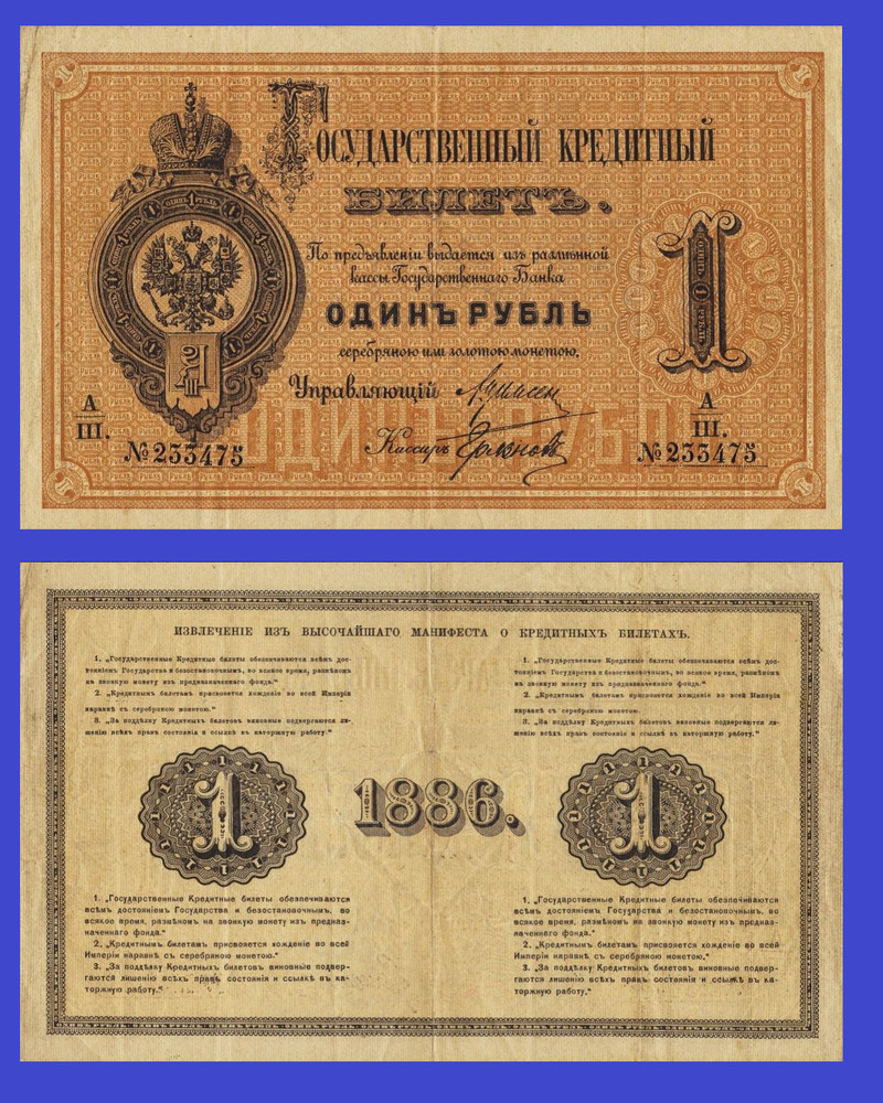 Russia 1 rubles 1882 -   Copy