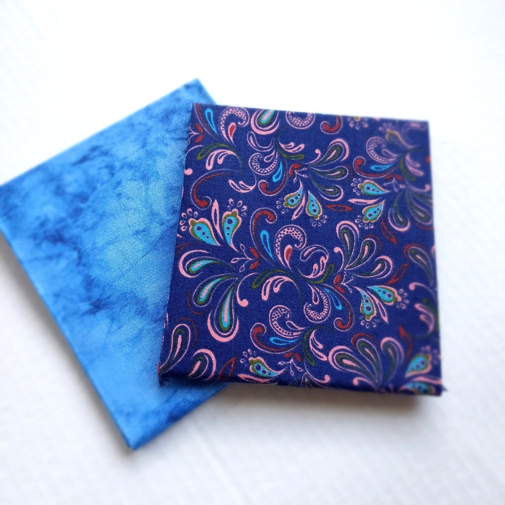Fat Quarter Bundle 2pcs. 100% Quilters cotton