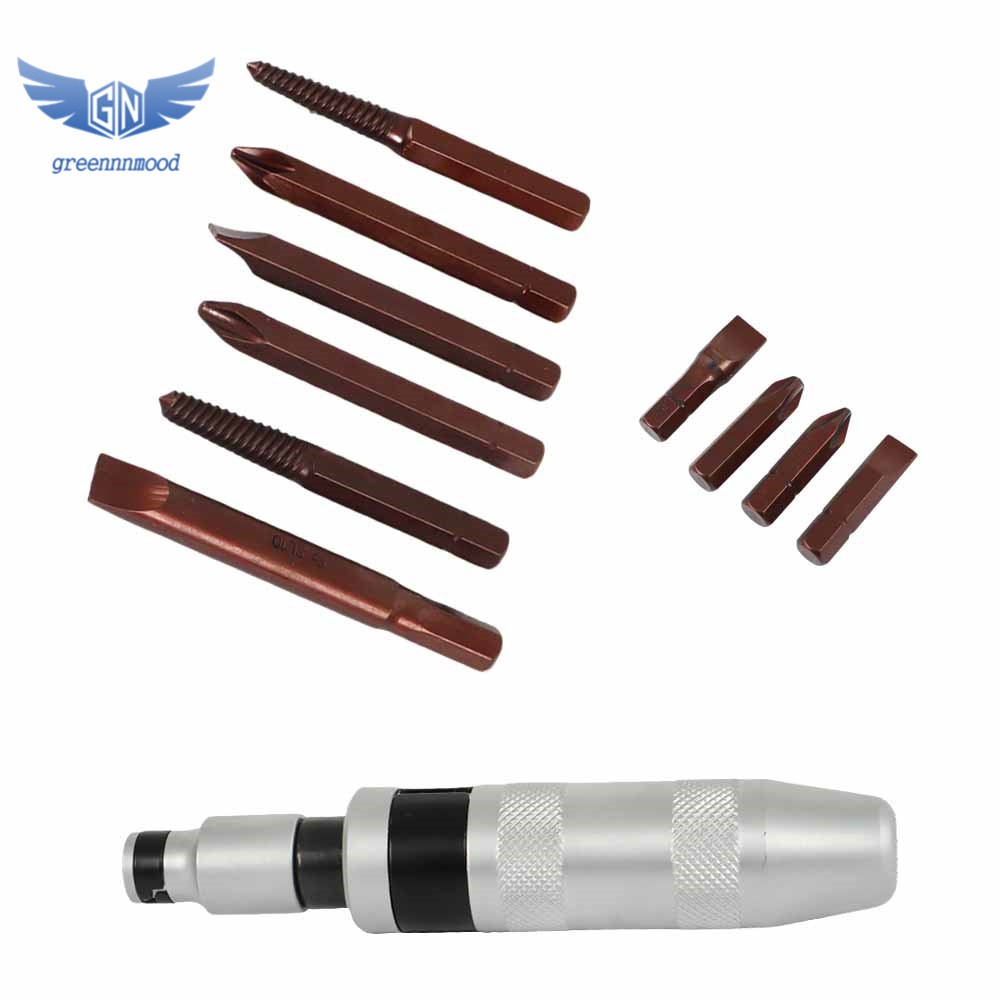 12 ×1/2" Impact Driver Socket Set Screw Phillips Hex Heavy Duty Screwdriver Bits