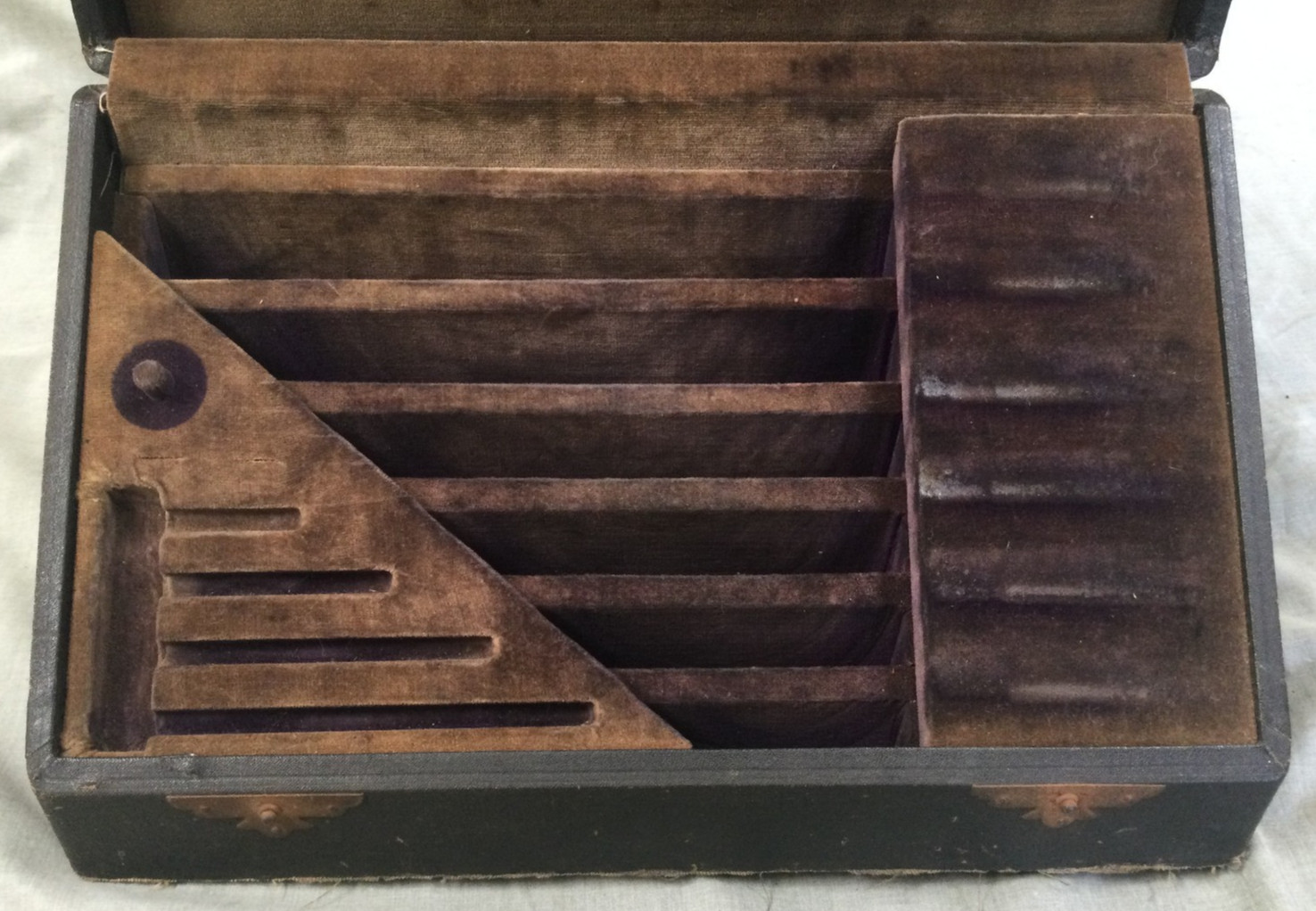 Vintage Brown & Sharpe Empty Wood Box - For Machinist Outside Micrometer Set