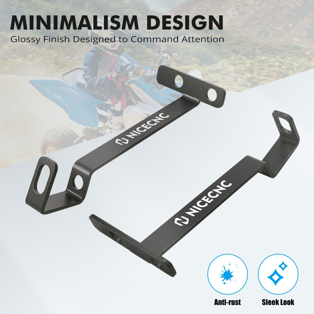 For Yamaha Raptor 700 700R YFM700 Rear Turn Signal Light Mount Bracket 2013-2026