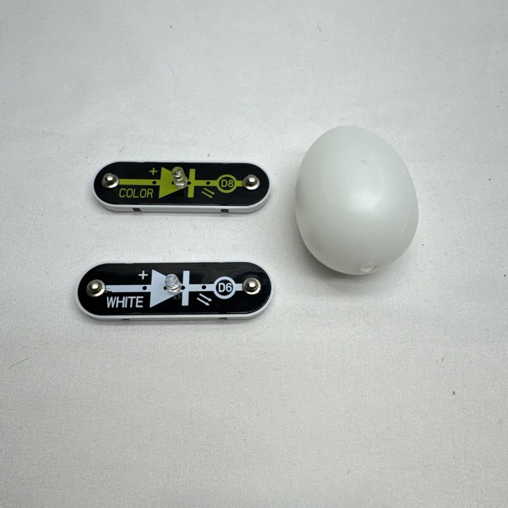 ELENCO Snap Circuits Replacement Part: D6 White, D8 Color and Egg